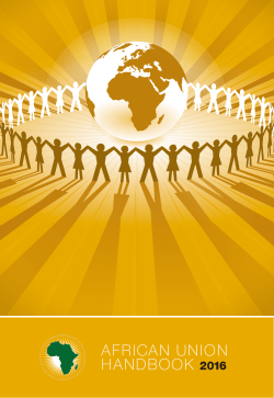 AFRICAN UNION HANDBOOK 2016