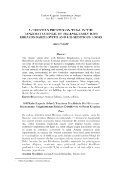 a christian printer on trial in the tanzimat council of