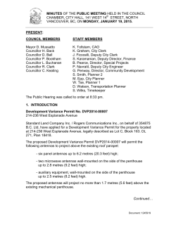 2015 01 19 Public Meeting Minutes DVP2014 00007 214