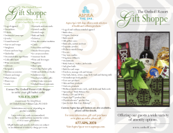 Gift Shoppe - Aspira Spa