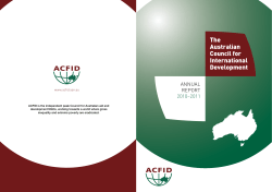 2010&ndash;11 Annual Report