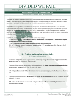 DIVIDED WE FAIL: - The Campaign for College Opportunity