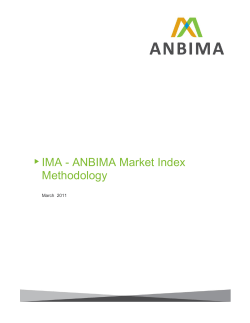 IMA - ANBIMA Market Index Methodology