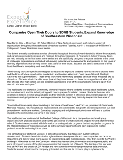 Companies Open Their Doors to SDNB Students, Expand