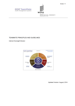 teammate principles and guidelines