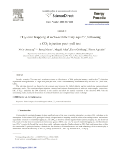 Energy Procedia - Institut de Physique du Globe de Paris