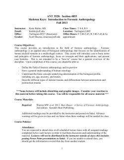 ANT 3520: Section 4853 Skeleton Keys