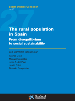 The rural population in Spain