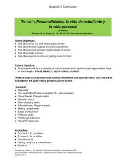 Syllabus - Spring Branch ISD