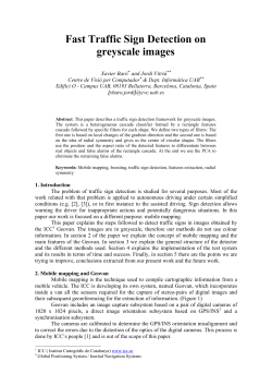 Traffic Sign Detection - Computer Vision Center