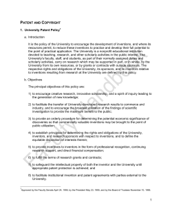 Patent and Copyright - Northeastern University