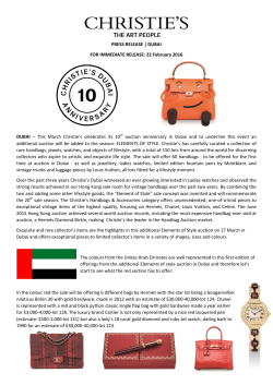 Elements of Style &ndash; Dubai