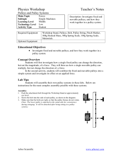 Teacher Notes and Student Worksheets