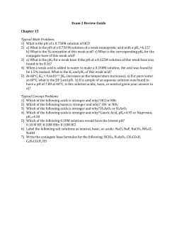 Review Guide for Exam 2