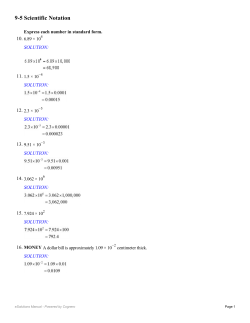 9-5 Scientific Notation - Waukee Community School District Blogs
