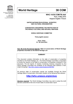 File - UNESCO World Heritage Centre