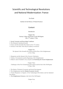 Scientific and Technological Revolutions and National Modernization