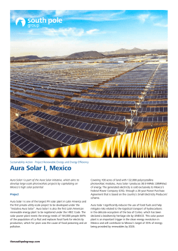 Aura Solar I, Mexico