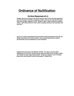 Ordinance of Nullification