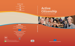 Active Citizenship - EESC European Economic and Social Committee