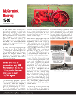 McCormick Deering 15-30