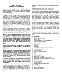 American Express&reg; Serve Serve&reg; Prepaid Card Cardholder