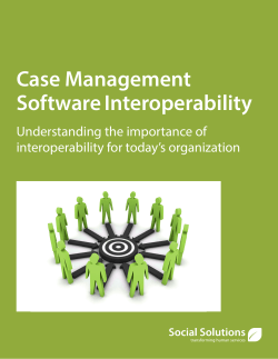 Case Management Software Interoperability