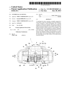 Centrifugal fan device