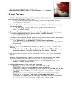 Sound Devices for AP