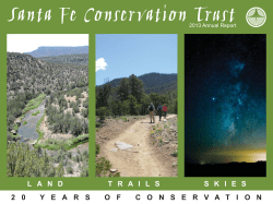 20 Years Annual Report.indd - Santa Fe Conservation Trust