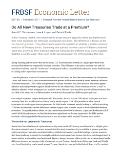 Do All New Treasuries Trade at a Premium?