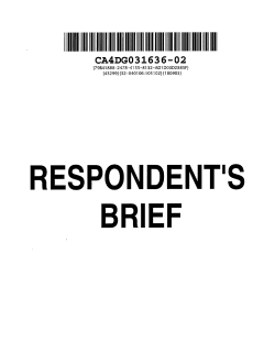 CA4DG031636-02 Respondant`s Brief