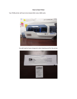 How to Clean Printer Your P430I printer will have to be cleaned after