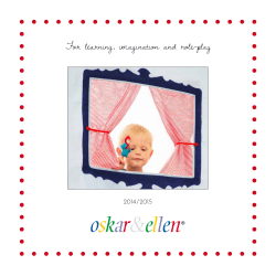 For learning, imagination and role-play