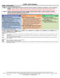 5-ESS2 Earth`s Systems