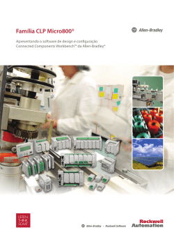 Brochura da família de CLP Micro800