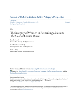The Integrity of Women in Re-making a Nation