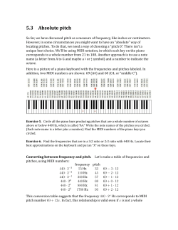 - The Sound of Numbers