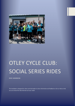 handy guide - Otley Cycle Club