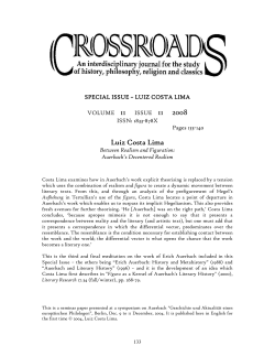 Auerbach`s Decentered Realism