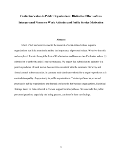 Chung-An Chen - American Society for Public Administration