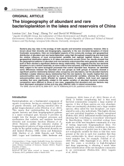 The biogeography of abundant and rare bacterioplankton in