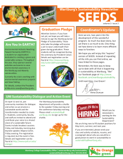 Spring 2013 SEEDS Newsletter