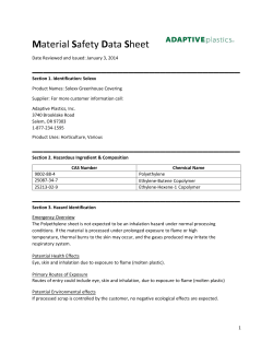 Material Safety Data Sheet