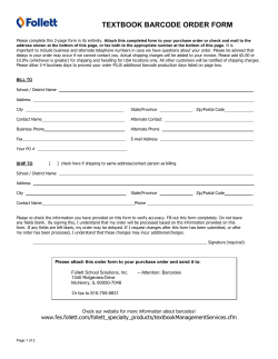 barcode order form