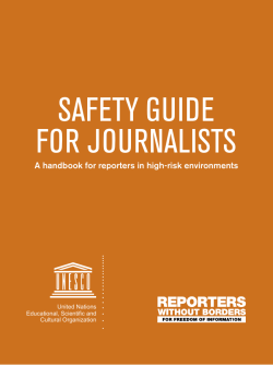 safety guide for journalists