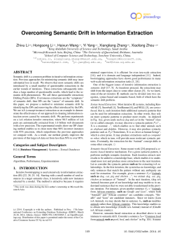 Overcoming Semantic Drift in Information Extraction