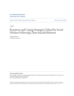 Reactions and Coping Strategies Utilized by Social