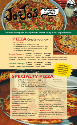 SPECIALTY PIZZA