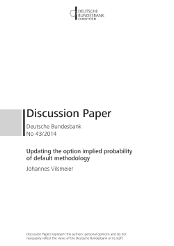 Updating the option implied probability of default
